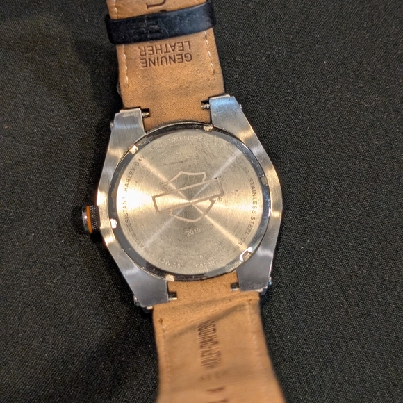 Bulova Harley Davidson Mens Watch Skull - Picture 7 of 7